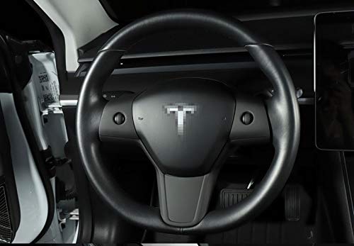 Steering Wheel Frame/Trim for 2017-2022 Tesla Model 3 & Y (Matte Black)