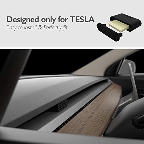Air Freshener for TESLA Model 3 & Model Y | 1Case, 3Scent (Book, Lavender, Clean Cotton)