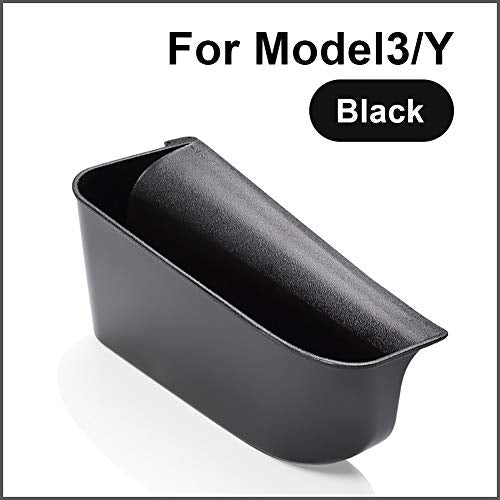 Center Console Organizer for Tesla Model 3/Y Accessories,Seat Side Gap Organizer Tray Storage Pocket for Tesla Model Y/3 Front Driver Seat,Holds License Phone Wallet Cards Keys ID (Black)