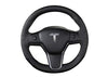 Hand Stitched Leather Alcantara Steering Wheel Cover for Tesla Model 3 & Y