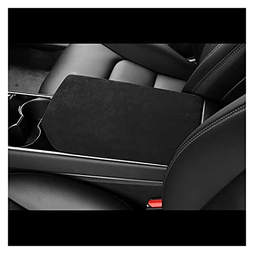 Alcantara Black Armrest Cover for Tesla Model 3 & Y 2017-2022