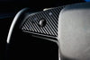 Yoke Wrap for 2021-2022+ Tesla Model S and Model X (Plaid & Long Range) Carbon Fiber Black