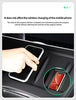 Anti-Skid Silicone Charging Pad for Tesla Model 3 & Y(Translucent White)