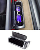 Sunglasses Holder for Tesla Model 3/ Model Y, Sunglasses Case Glasses Holder Storage Box for Tesla Model 3/ Model Y(Sliver)