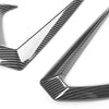 Side Fender Vents Compatible With 2020-2022 Tesla Model Y, Carbon Fiber Print ABS Plastic Driver Passenger Side Air Flow Camera Vent Cover Decor Trim 2PC, 2021