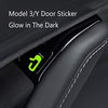 8pcs Tesla Model 3/Y Door Sticker Glow in The Dark,Door Open Button Luminous Decal Set, Model 3/Y Accessories Interior