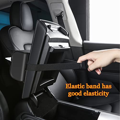 Tesla 3 Y S X Car Tissue Holder Non-Slip Silicone Auto Tissue Box Accessories with Elastic Band for Vehicle Armrest Box Seat Back