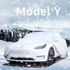 Tesla Model Y Car Cover Snowproof Waterproof All-Weather UV Protection Outdoor Full Exterior Car Cover for Model Y 2020 2021 2022 with Storage Bag