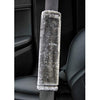 Soft Faux Sheepskin Seat Belt Shoulder Pad for a More Comfortable Driving, Compatible with Adults Youth Kids - Car, Truck, SUV, Airplane,Carmera Backpack Straps 2 Packs Light Gray