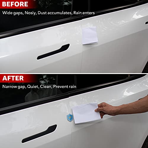 Noise Reduction Door Seal Kit for Tesla Model Y 2020 2021+