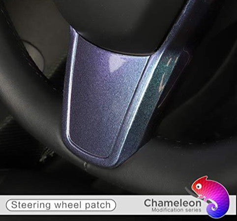 Steering Wheel Frame/Trim for 2017-2022 Tesla Model 3 & Y (Starry/Chameleon)