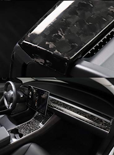 Tesla Model 3 & Y Forged Carbon Fiber Dashboard Cap