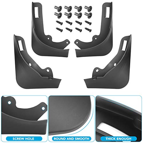Tesla Model Y Mud Flaps/Splash Guards No Drilling Required
