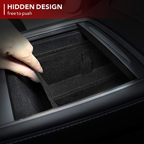 2021-2022+ Tesla Model Y & Model 3 Center Console Organizer Tray with Sunglass Holder for Refreshed Console