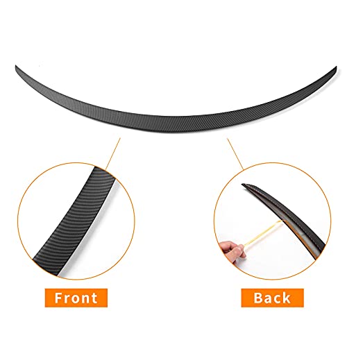 Rear Trunk Performance Spoiler for Tesla Model Y (Matte Carbon Fiber)