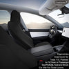 Waterproof and Machine Washable Seat Cover for Tesla Model S, 3, & Y (Black)