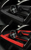Tesla Model Y Car Inner Door Handle Suede Turn Fur Decorative Sticker (Side) Gray