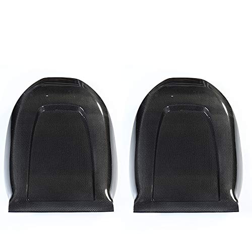 Tesla Model 3 Model Y 2017-2022 True Carbon Fiber Replace The Original car seat Back Cover(Glossy)