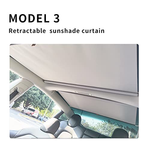 Retractable Glass Roof Sunshade for Tesla Model 3 – The EV Shop