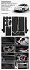Cup Holders for Tesla Model X 2017-2020 Interior Door Pad/Cup Door Pad/Non-Slip 12pcs/Set