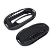 Tesla Model X Key Fob Cover Keychain Premium Aluminum Metal for Tesla Model X Smart Romote Key Fob Case Holder Accessories(Black)