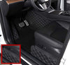 Tesla Model Y Floor Mats All-Weather 2020 2021 Model Y All-Protection Waterproof Interior Liners. (Black)