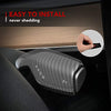 Tesla Model 3 Model Y Gear Shift Cover Steering Wheel Accessories ABS Plastic Carbon Fiber Black