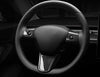 Steering Wheel Frame/Trim for 2017-2022 Tesla Model 3 & Y (Gloss Carbon Fiber Pattern)