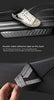 Black Microfiber Leather Anti-Kick Pad Protector Stickers for Tesla Model Y 2020-2021
