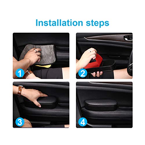 Car Door Elbow Rest Side Door Arm Rest Storage Case for Tesla Model 3/ Model S/Model X, Adjustable Height Arm Rest Comfort