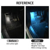 Car Interior LED Car Door Light Upgrade Lighting Replacement Ultra-bright Easy-Plug with Prying Tool Compatible Kit Glitter Lamp for Tesla Model 3 Model S Model X Model Y (ICE BLUE 4PCS)