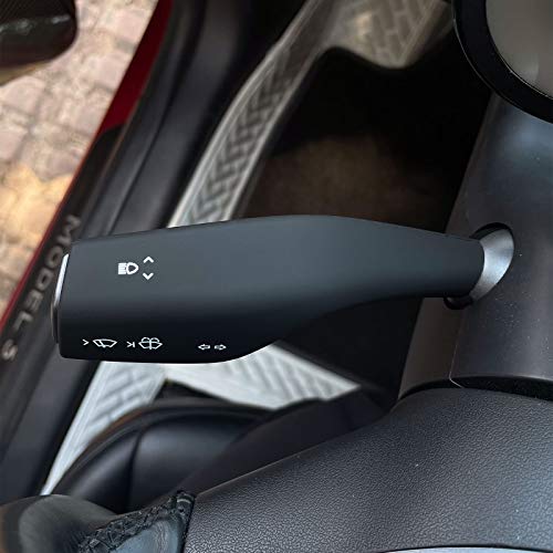 Tesla Model 3 Model Y Shift Lever Wrap Decoration ABS Plastic Cover Matte Black Tesla Model 3 Model Y Accessories