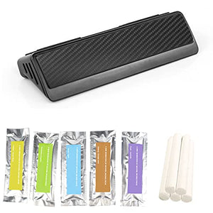 10xPACK Light Car Accessories Car Decoration Air Freshener Car Accessories For Tesla model 3/Y Interior Air Vent Clips Decorations Car Clip Interior Air Vent Car Decor (5-Pack DIY Aromatherapy & 5-Pack with Light fragrance, Tangerine, Lavender, Strong Flo