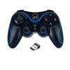 PC Controller Wireless Controller 2.4G Remote Game Console PS3 Controller Tesla Model 3 Screen Controller PC Video Gamepad Joystick with Dual-Vibration for PC(WIN7/8/10/XP) PS3 and Android