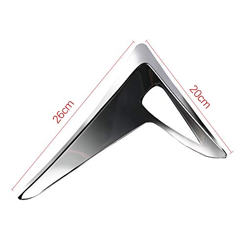 Tesla Model 3 Y X S Side Camera Protection Cover Car Side Camera Decoration Trim fit for Tesla Model 3 Accessories 2017-2022 (2PCS of Set Silver)