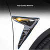 Side Camera Indicator Turn Signal Covers for Tesla Model 3 & Y (Black-2 Pieces)