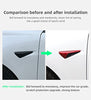 Car Camera Cover for 2021 Tesla Model 3 and Model Y Turn Signal Indicator Cover 2pcs/Set(RED)