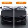 Front Fog Light Covers for Tesla Model Y (Matte Carbon Fiber)