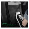 Car Trash Bag with Superior Leather for Tesla Model 3 Model Y Hanging and Magnet Closure Garbage Can and Storage Bin Pockets