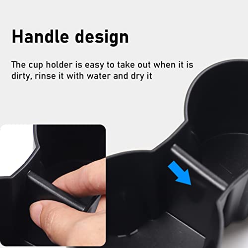 Cup Holder Insert for Refreshed 2021-2022+ Tesla Model S & X