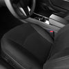 Front Car Seat Covers Custom Fit for Tesla Model 3/Model Y Car Seat Protector 2PCS, Fully Wrapped Farbic Mesh Seat Cover Set for Tesla Model 3/Y2017 2018 2019 2020 2021 2022, Solid Black