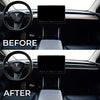 Matte Pink Dashboard Wrap for 2017-2020 Tesla Model 3 & Y