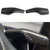 Tesla Model 3 & Model Y Steering Wheel Cover Combo With Gear Shift Covers,Steering Wheel Accessories Carbon Fiber Style Cover Gear Shift Covers Carbon Fiber Inner Decoration for Tesla Model 3 Model Y