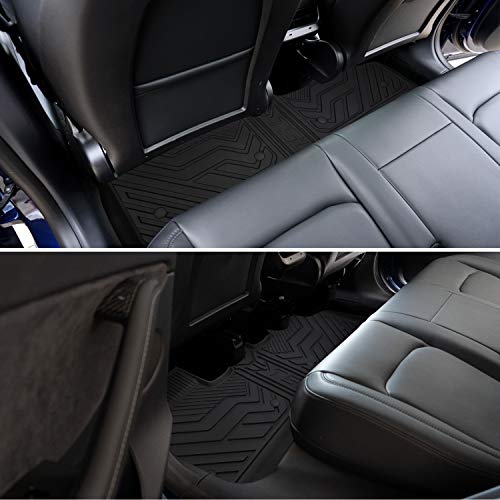 3D All-Weather Anti-Slip Waterproof Floor Liner Mats for 2021-2022 Tesla Model Y