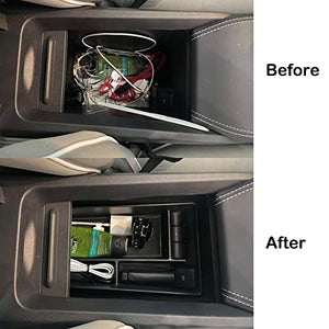 Mustang Mach-E Armrest Storage Box Organizer Center Console Tray Accessories