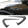 Side Fender Vents Compatible With 2020-2022 Tesla Model Y, Carbon Fiber Print ABS Plastic Driver Passenger Side Air Flow Camera Vent Cover Decor Trim 2PC, 2021