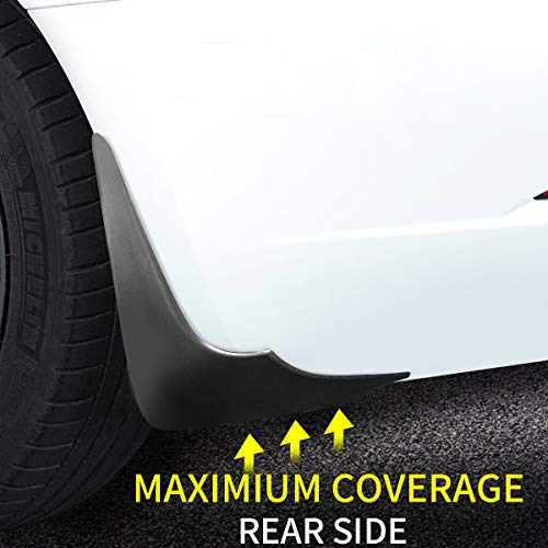 Mud Flaps/Splash Guards for 2016-2021 Tesla Model X Front and Rear 4-PC