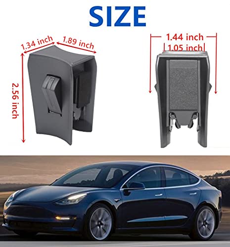 2021-2022+ Tesla Model 3 & Model Y Cup Holder Divider (Matte Gray)