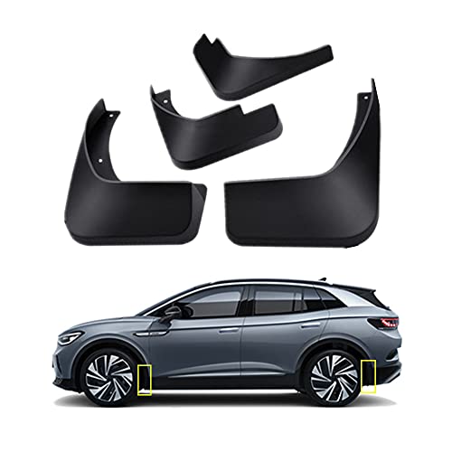 Mud Flaps Kit for 2021 Volkswagen ID.4 Mud Splash Guard Fender Front and Rear 4-PC Set