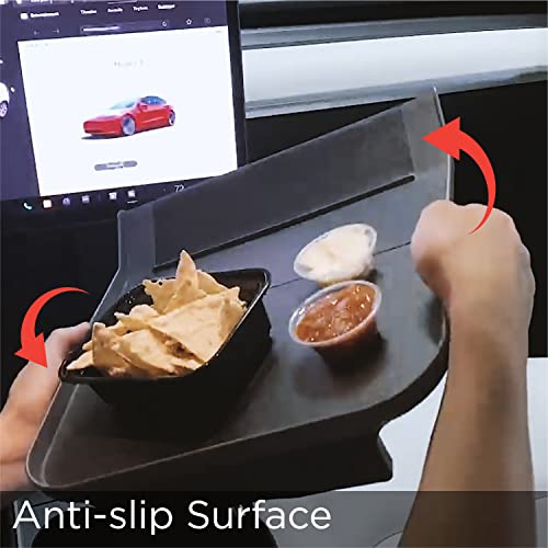 Tesla Center Console Alset Tray and Storage bin for Model Y Model 3 (Midnight Gray)